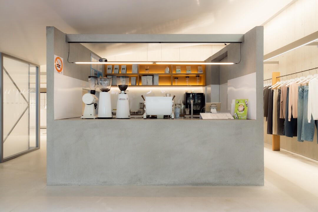 modern retail shop interior